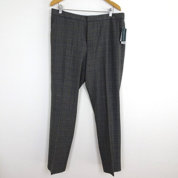 Perry Ellis Dress Pants Elastic Waist Size 36x32 - Picture 1 of 9